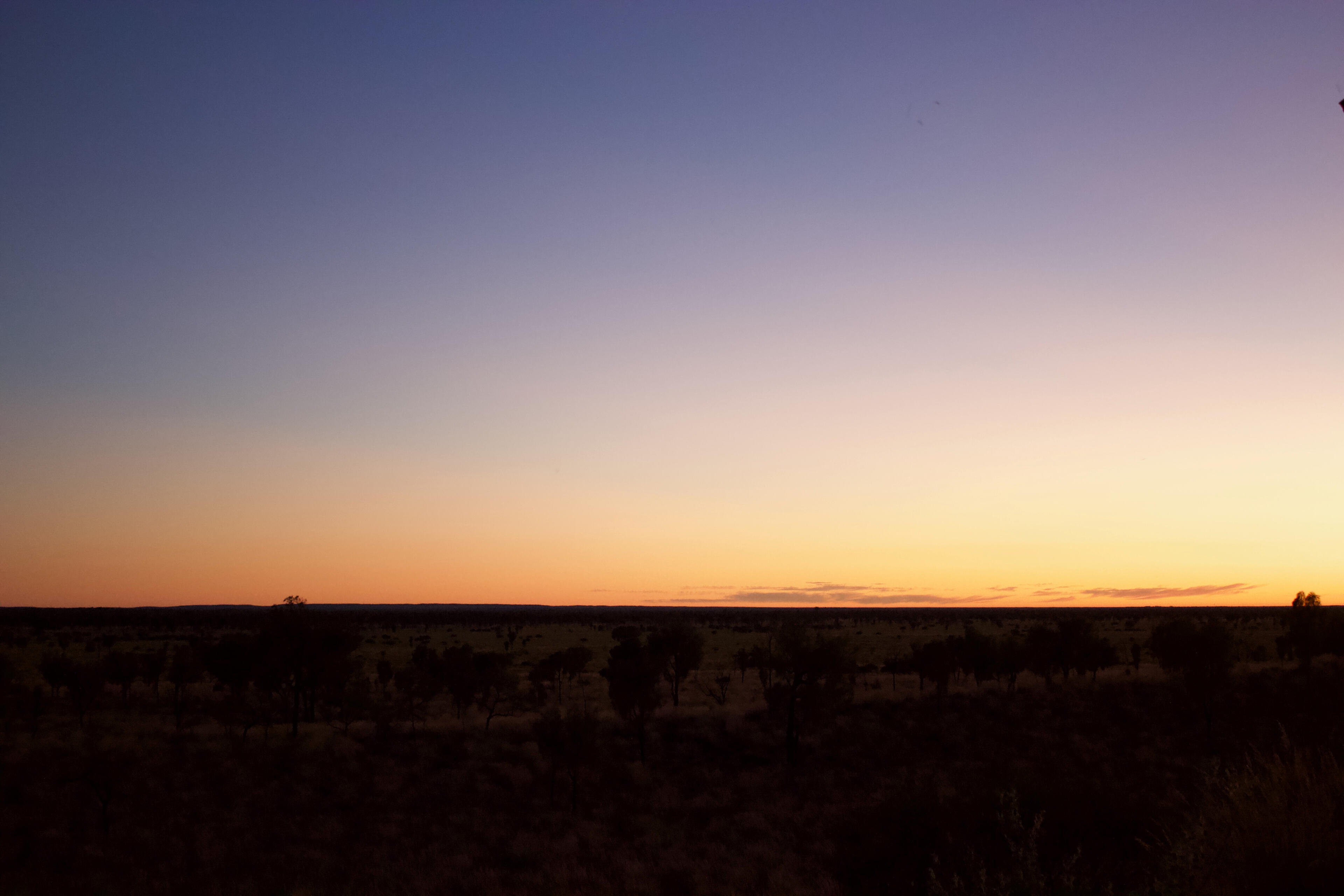 Dawn sky over Kata Tujuța